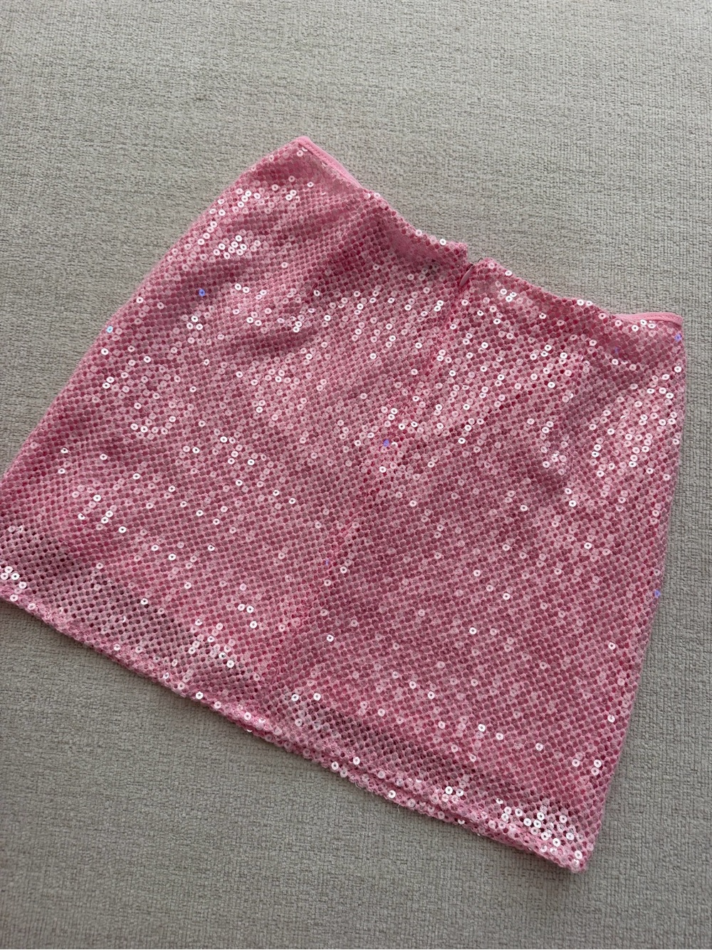 White Fox Boutique Pink Sequin Mini Skirt - Picture 4 of 4